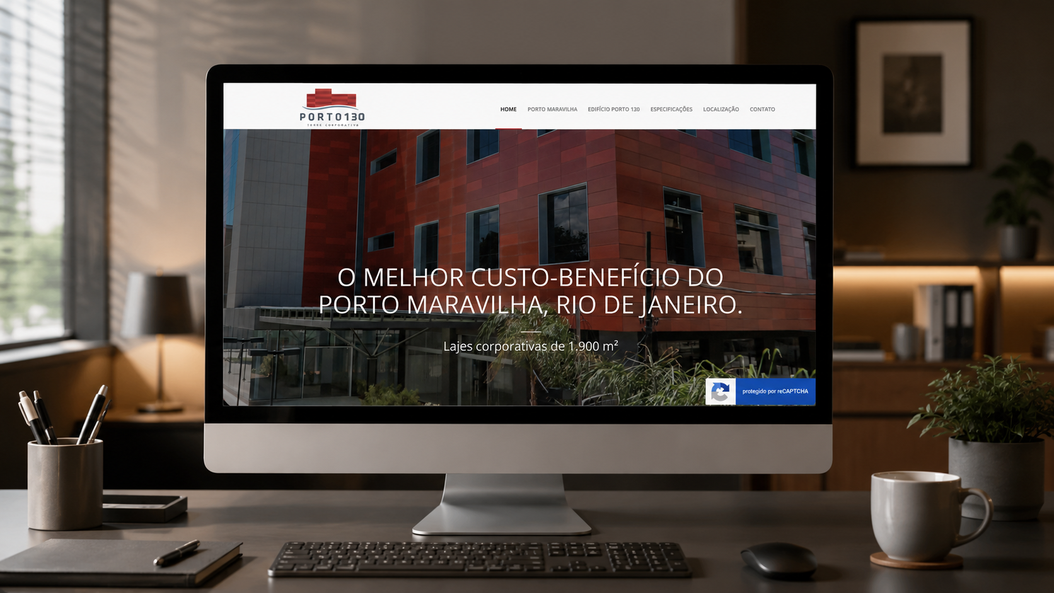 Site do Porto 130 — torre corporativa no Porto Maravilha, desenvolvido pela Webgui
